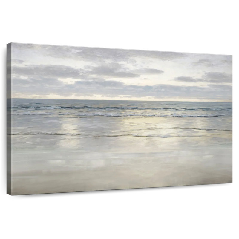 Gillard, soleil sur la mer, H 16 po x l 24 po