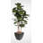 84'' Faux Fiddle Leaf Fig Tree in Metal Planter-1686055226
