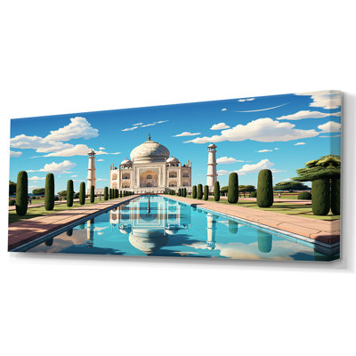 Art indien Taj Mahal Sunshine - art mural indien