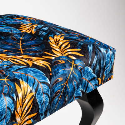 Arkport Velvet Upholstered Bench