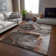 Premium Machine Washable Cerrito Amf525 Peach Rug