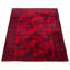Tapis rouge teimani noué à la main 3 pi 7 po x 6 pi 0 po