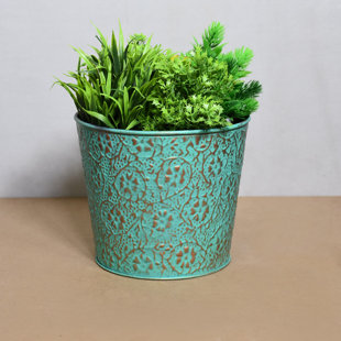 Handmade Metal Pot Planter