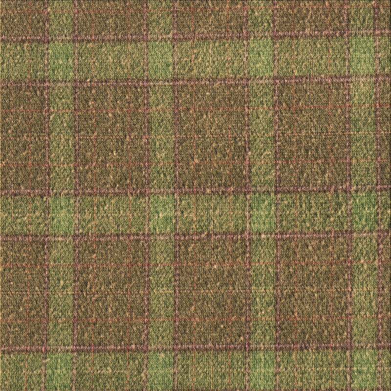 Plaid Indoor Rug, Square 5'