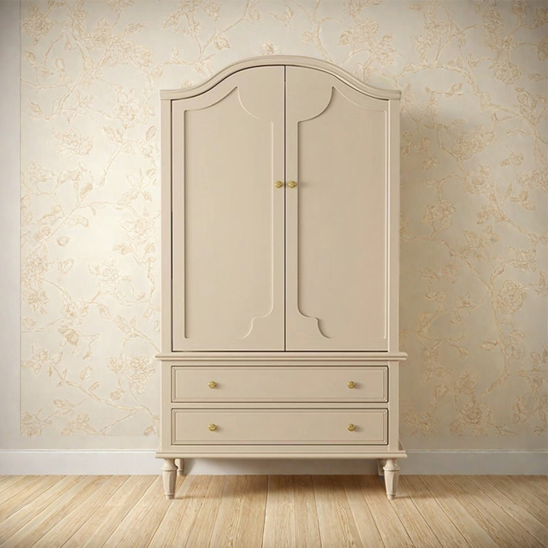 Garde-robe arquée moderne de grande capacité.