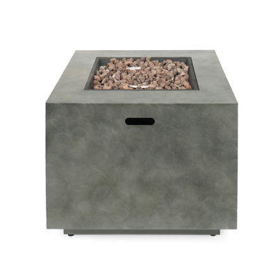 50,000 Square Iron - Rust- Feature, Matte Appeal Fire Pit Made, Finish, Contemporary