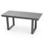 Table de salle à manger et de réunion extérieure grise-85614853