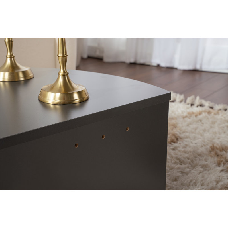 Modern Walnut Coffee Table, 90 x 30 x 60 cm, 100% Melamine Coated Particle Board, Thickness: 0 cm, Design for Living Room, Durable & Stylish, For Contemporary Home Décor