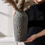 Vase en céramique rustique 12,5 pouces, vase décoratif pour maison de campagne, grand vase à fleurs pour salon, table, mariage, tablette, finition bronze