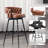 Kymberlynn Swivel Upholstered Low Back Bar & Counter Stool With Metal Frame-1853018751-1853018748