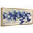 Bird " Elegant Flight Vibrant Blue Birds Rustic Retro Art Decor Extra Large Artwork Pictures "-98042530-111565907