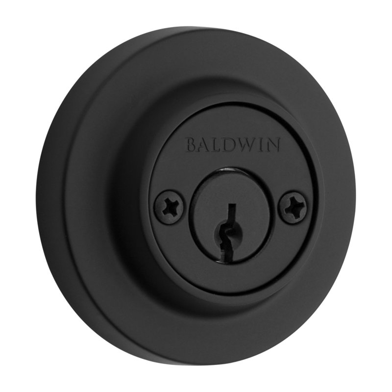 Baldwin Reserve Double Cylinder Contemporary Round Deadbolt, Yes, Keyed Different