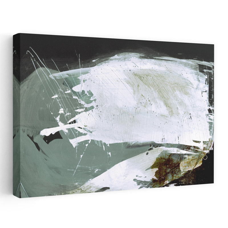 Art contemporain contemporain abstrait, H 16 po x l 24 po