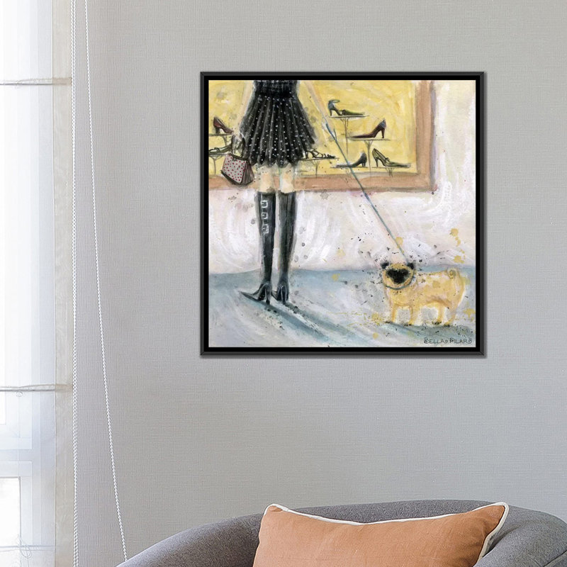 « hafer » par bella pilar, reproduction d’art sur toile tendue, H 18 po x l 18 po x P 1,5 po, Toile avec cadre noir