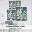 Blue Tropics I, reproduction encadrée - bois massif-291655780