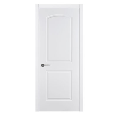 Two-Panel Arched Pre-Hung Laminated Traditional Solid Interior Door in-Swing
