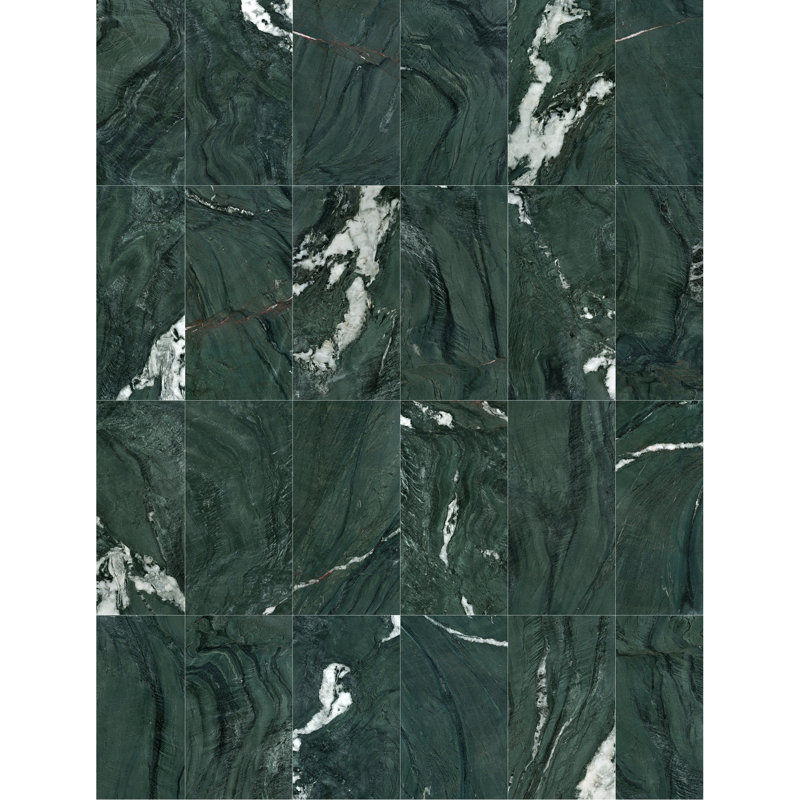 Carreaux de marbre naturels authentiques Elmira de 24 po x 12 po pour le mur et le sol du hall d'entrée, style luxueux, options de décoration bricolage, véritable diamant de salle de bain précieux, variation de motif