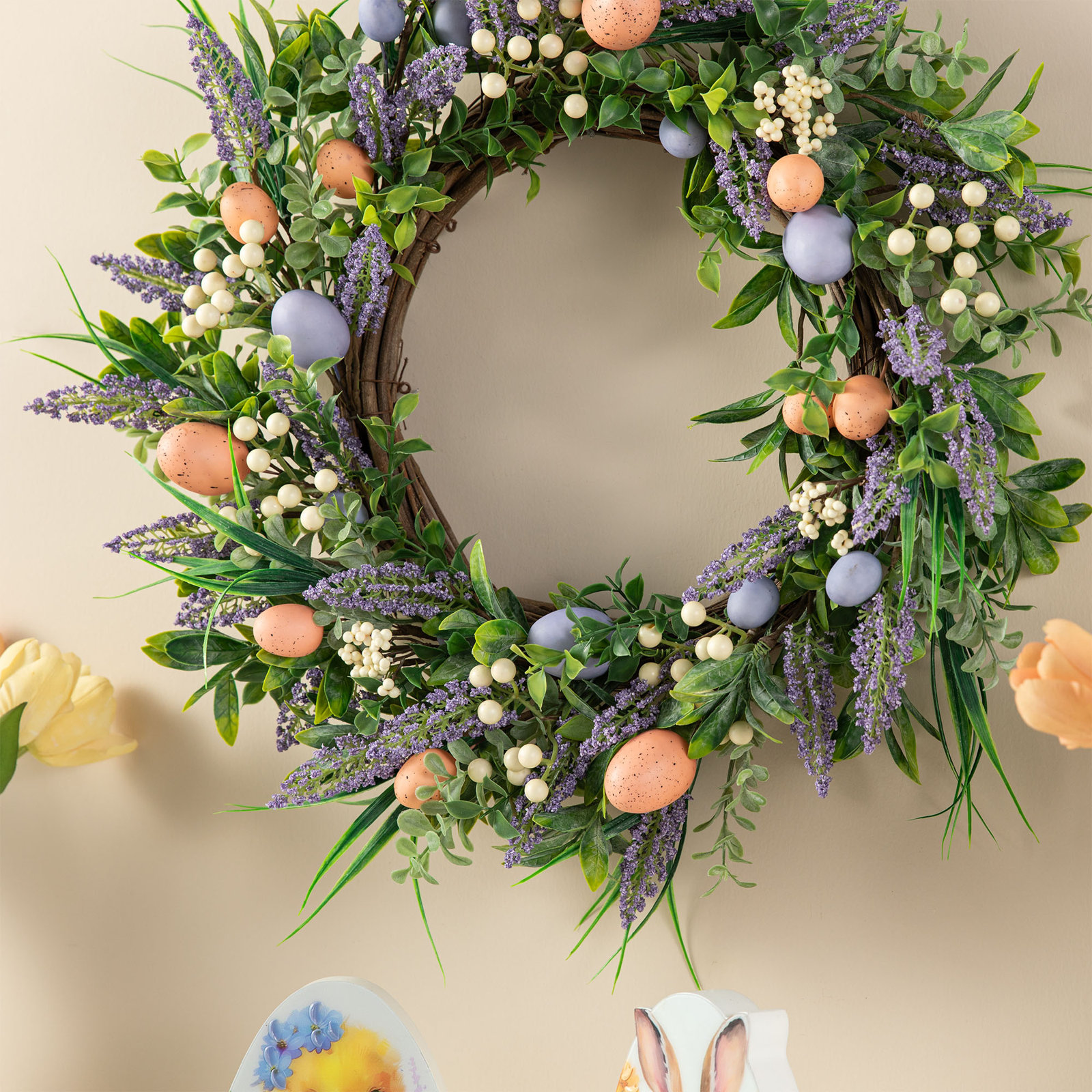 22" Easter Wreath