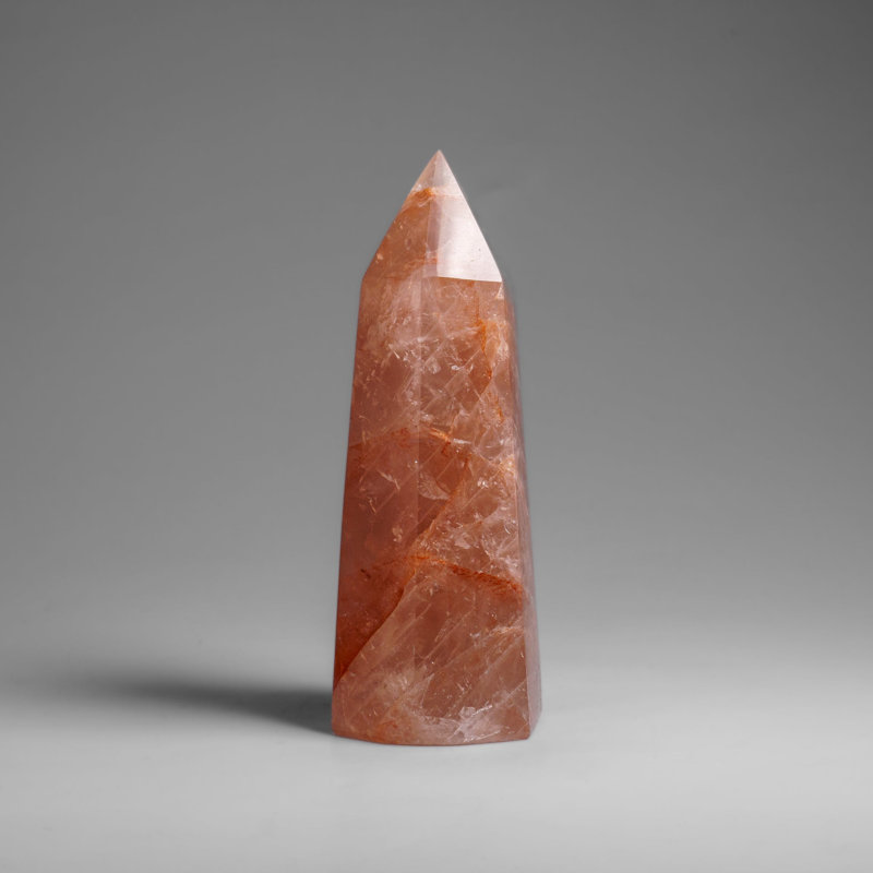 Genuine Polished Strawberry Quartz Point (1 Lbs)