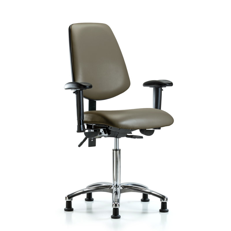 Chaise de travail Lajoia, Taupe, Oui