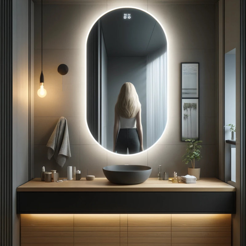 Lutjens Oval Mirror