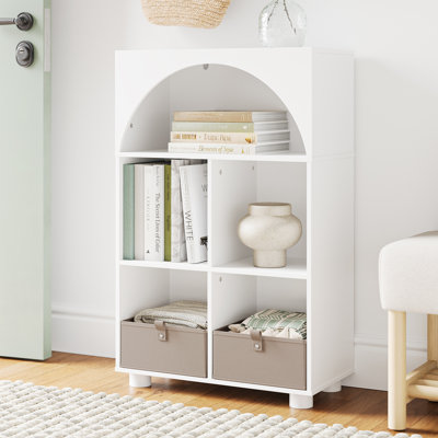Armoire de rangement avec rangement pour chaussures à 3 casiers avec tablettes Riverridge