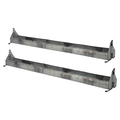 Narrow Desna Trays - Set of 2 - Gray