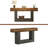 Wooden Console Table, Narrow Long Wood Sofa Table, Living Room Table Rectangular Sofa Table Behind The Couch
