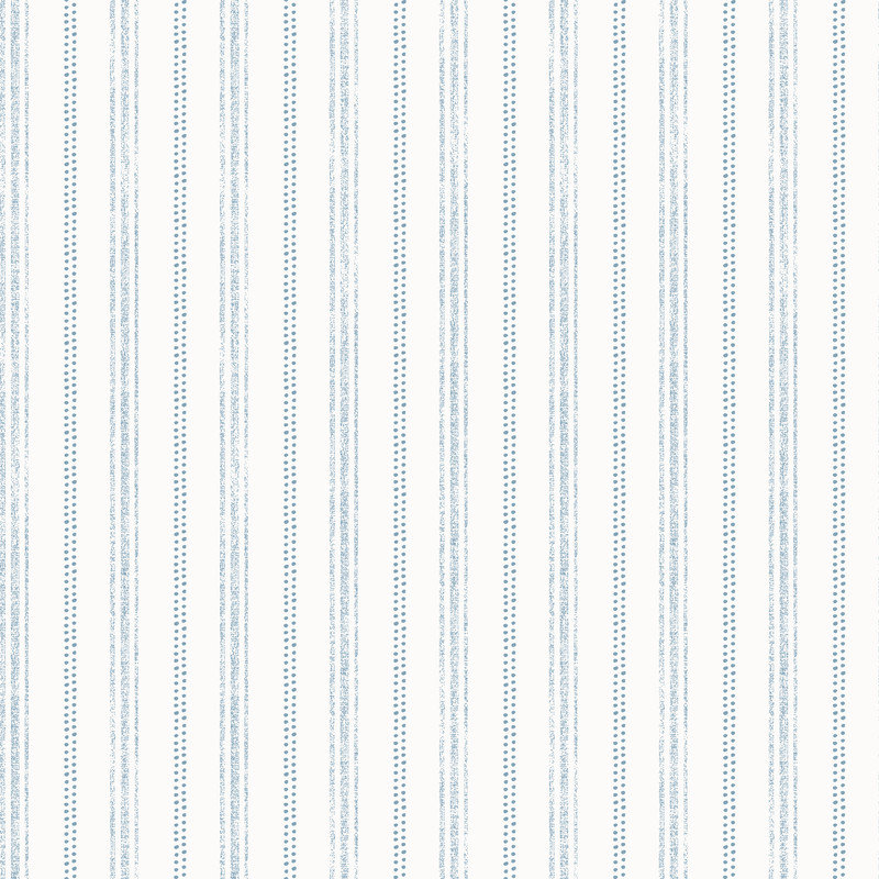 Nautical Stripe Peel And Stick Wallpaper, Blue
