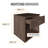 Novara Single Drawer Low Profile Nightstand-527298514
