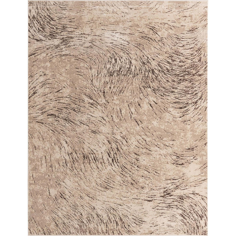 Bartels Abstract Indoor Rug, Rectangle 8' x 10'