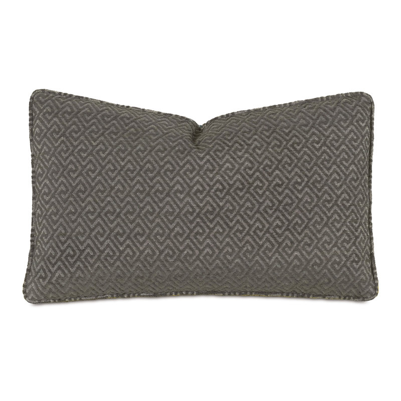 Nigel Lumbar Indoor/Outdoor Pillow Cover & Insert, Graphite