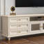 Meuble télé moderne en bois manufacturé beige-823410059