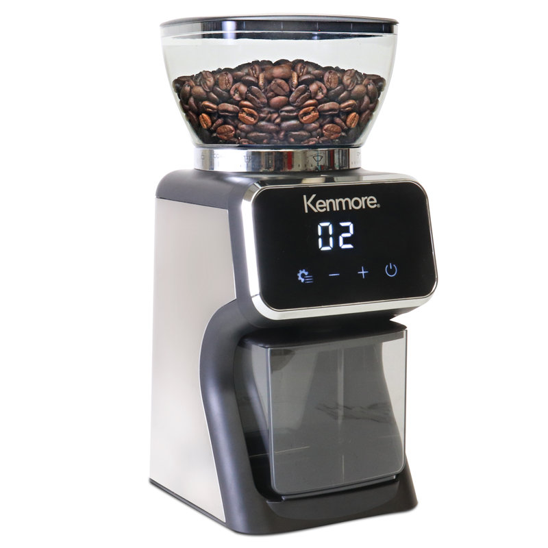 Kenmore Electric Conical Burr Coffee Grinder With 30 Grind Sizes