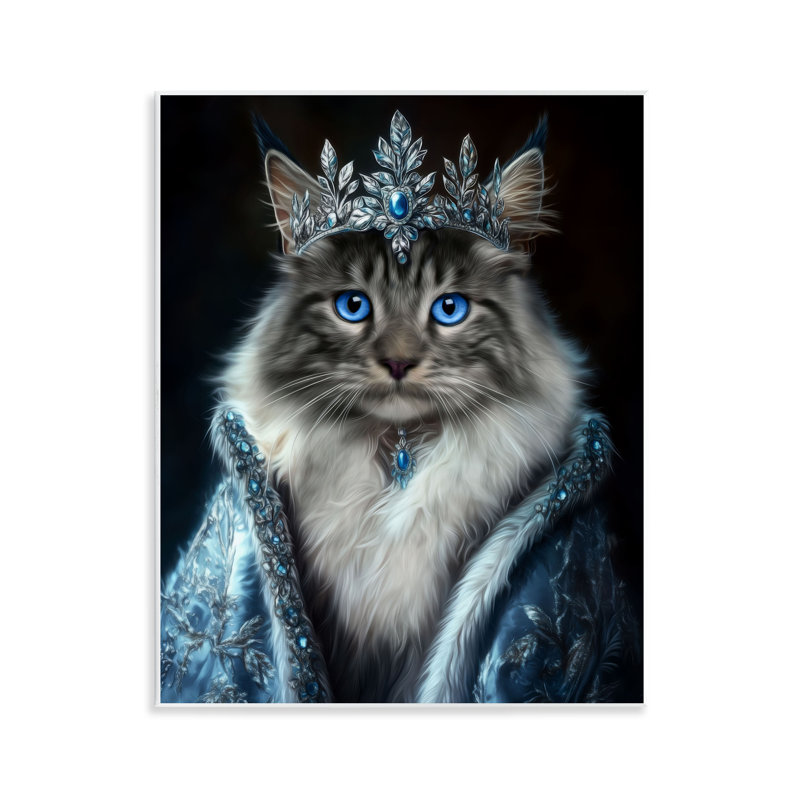 Plaque murale pour chat Arctique, par Kelley Parker