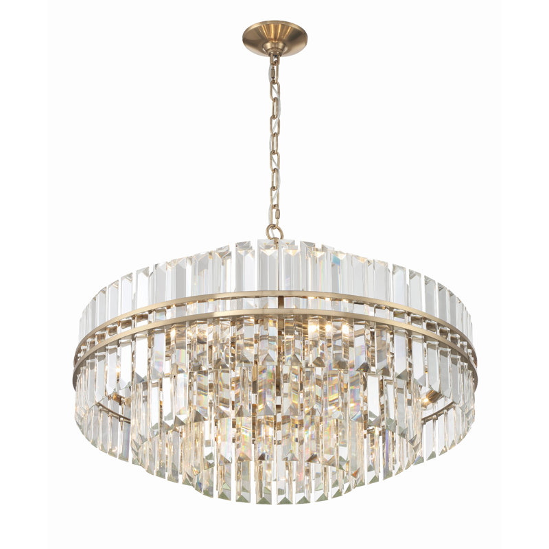 Lustre 28 po Cleckler, H 20,5 po x l 28 po x P 28 po