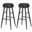 Ide Upholstered Counter Stool with Metal Frame-478538846-477764699