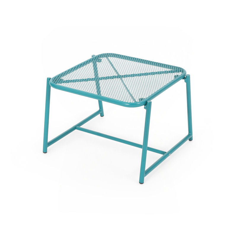 Table d'appoint KINCAID, durable et résistante aux intempéries pour un confort moderne, H 13,25 po x l 19,5 po x P 18 po