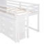 Lit mezzanine avec armoire et tablette ANCIEN SKU: LPAAK-1326606326