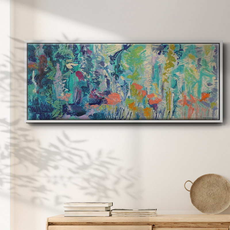 «Downpour Butterflies», toile encadrée, H 20 po x l 50 po