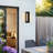 Modern Black Iron LED Outdoor Wall Sconce-528659456