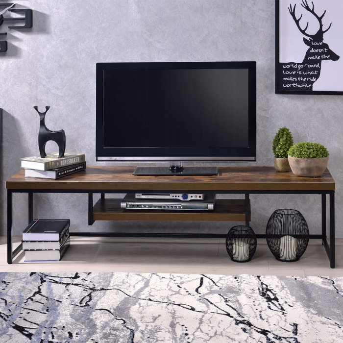 Meuble télé Bob, 16”H x 59”L x 16”W