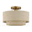 Charleeann Linen Blend Semi Flush Mount