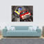 The Italian Job Mini Coopers - Wrapped Canvas Print-56118026