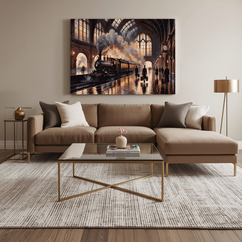 Art sur toile, transport, H 24 po x l 36 po