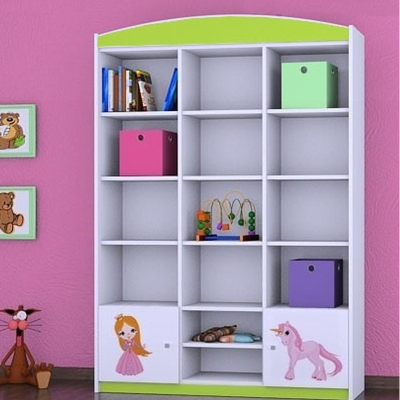 Meredith 183cm H X 132cm W Kids Cube, Green