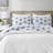 200 Thread Count Printed Cotton Blue Palmetto 100% Cotton 4-Piece Queen Sheet Set-1975887109-1975887104