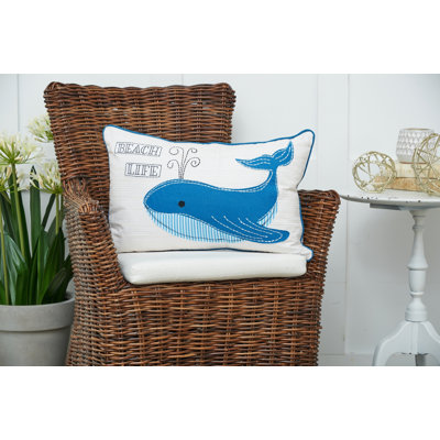 Coussin Whale Beach Life