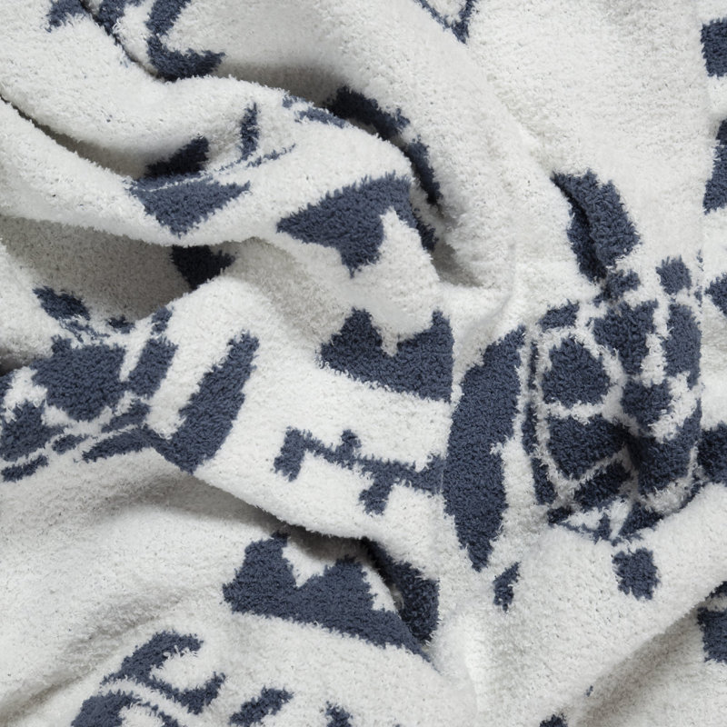 Couverture extensible bleu pacifique 50 x 60, Bleu pacifique nautique
