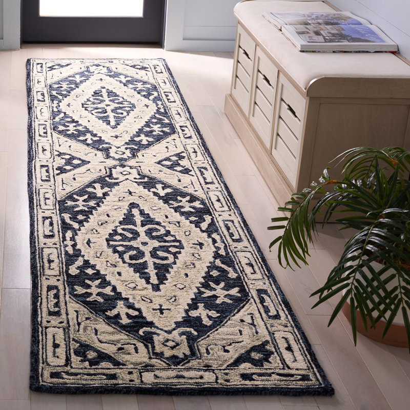 Metro 474 Hand Tufted 80% Wool; 20% Cotton Oriental Rug, Runner 2'3" x 9'